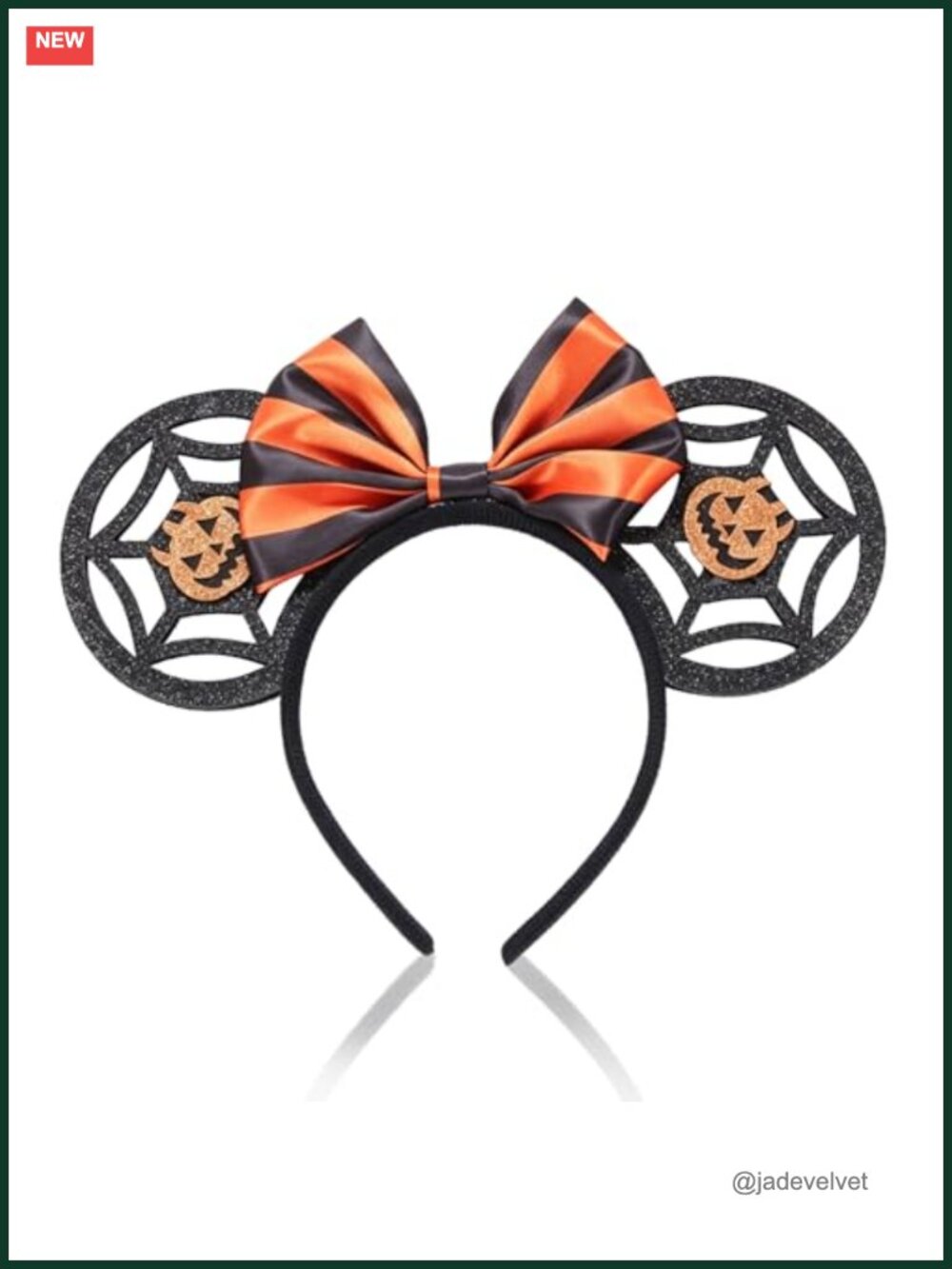 Halloween Headband Pumpkin Spiderweb Bow Hair Accessory Costume Party